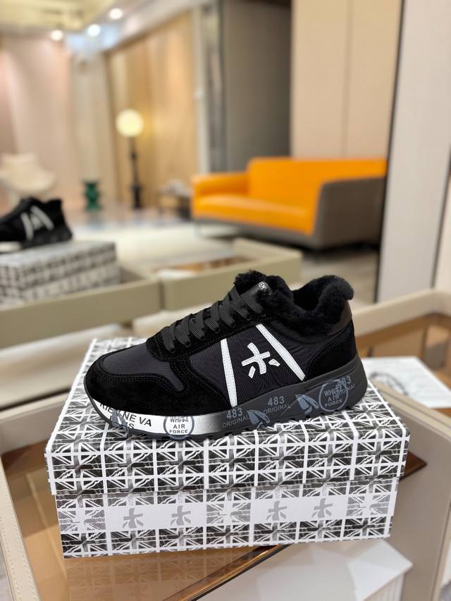 Price p: Premiata Lander Trainers Lander Series Low-top Retro Versatile Casual T