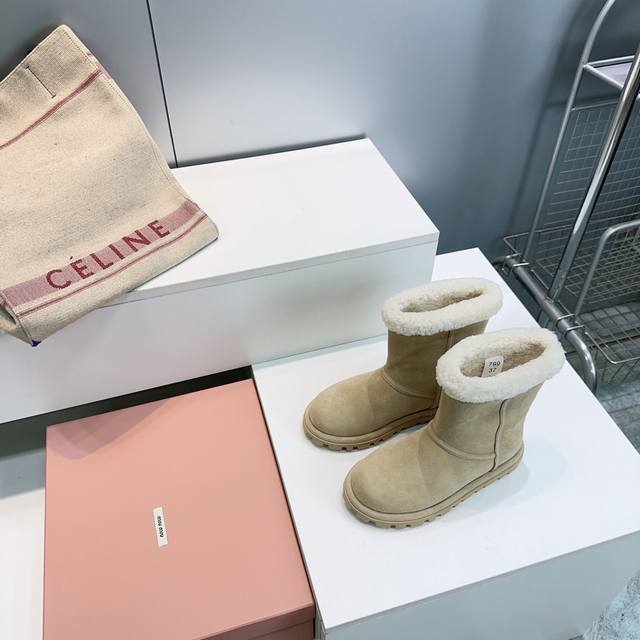 High-quality factory! Top quality Miu Miu 25Ss Autumn/Winter Newest Wool Warm S