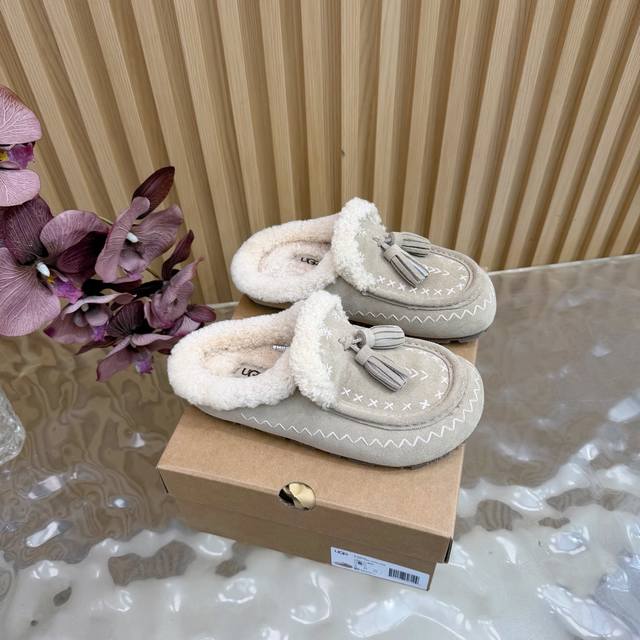 Ugg Ethnic Bohemian Style Tassel Autumn/Winter New Women's Casual Classic Furry