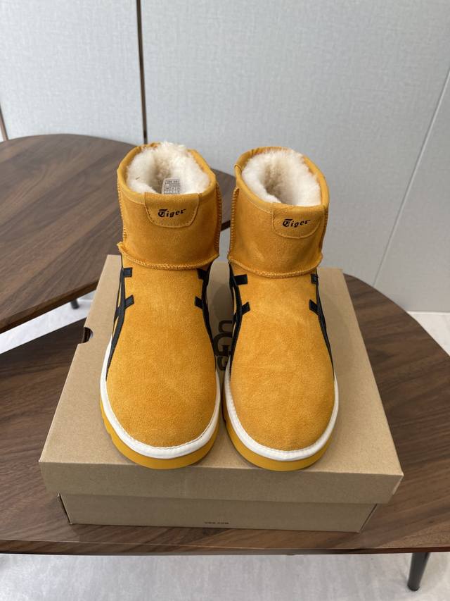 Ugg Collaboration Tiger 25Ss Autumn/Winter Warm Snow Boots The upper is made of