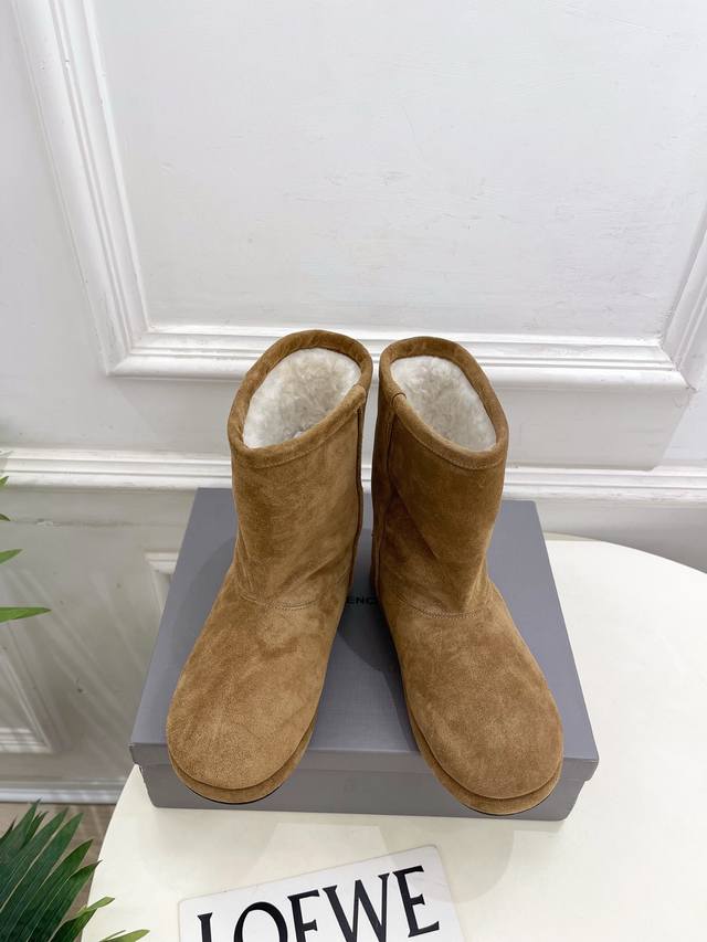Balenciaga 2025 Fall/Winter New Arrival - Balenciaga Straight-Leg Wool Slip-On S