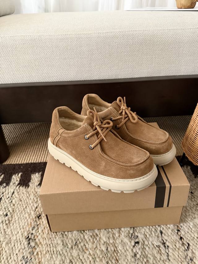 2316-1 Wool Lace-up Slip-on Men's Shoes Very versatile, high-quality genuine woo