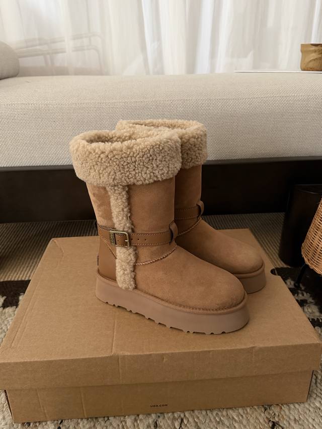 Curly Fur Platform Mid-Calf Riding Boots Super stylish riding snow boots 3cm pl Curly Fur Platform Mid-Calf Riding Boots Super stylish riding snow boots 3cm pl