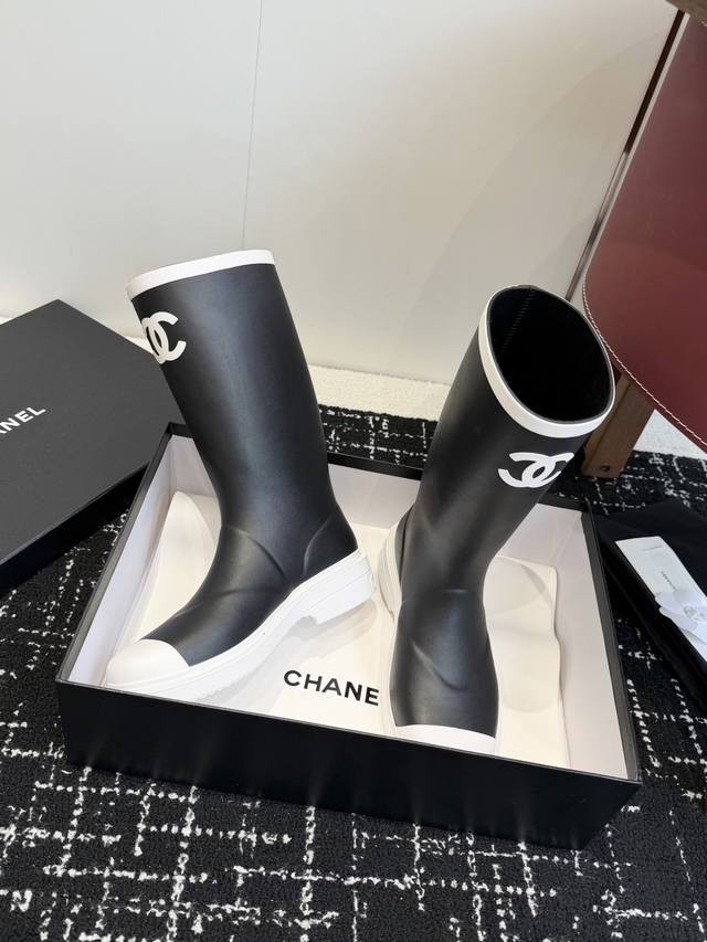 Retailer-grade Chanel 26Ss super popular rain boots! I finally got my hands on a