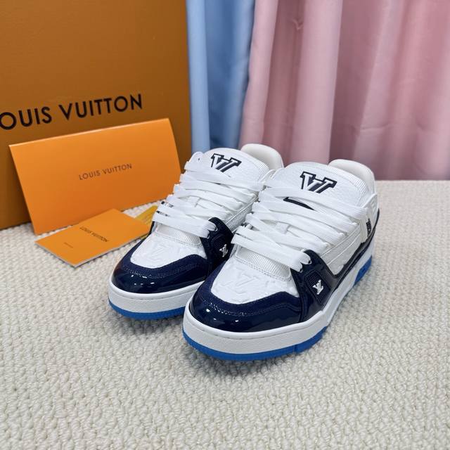 New Lv-Trainer Louis Vuitton PK all versions on the market Runway new basketbal