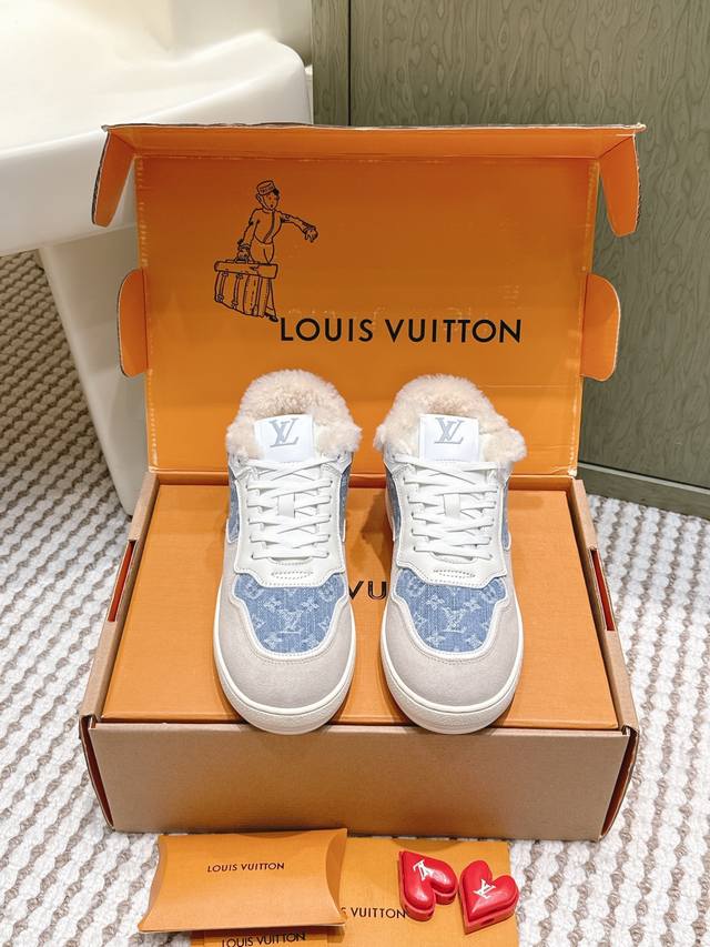 Top-quality Louis Vuitton Stadium series new wool sneakers are absolutely gorge