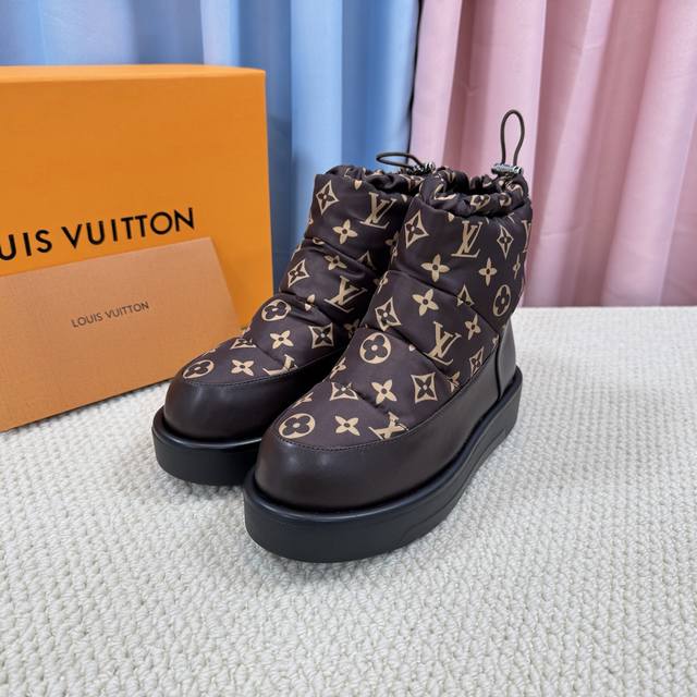 Autumn/Winter New Down Boots Louis Vuitton Import Quality LV Official Website L