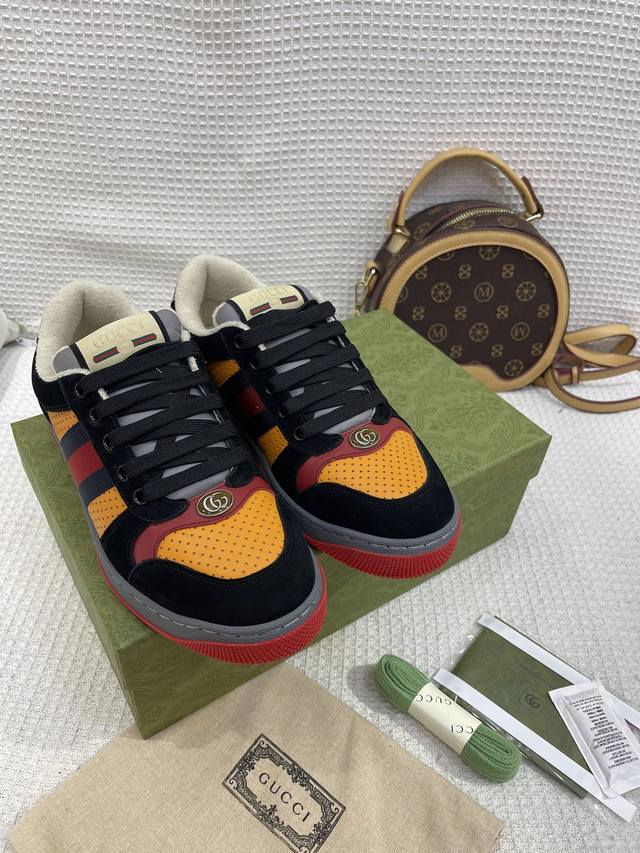 Gucci Import Version NFC with QR Code Chip High-Quality Distressed Sneakers - Ho