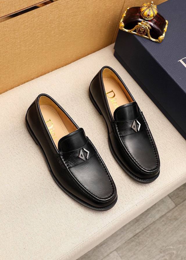 Product Trademark: Dior Casual Leather Shoes True Sizes: 38-44, 45 (Made to Ord