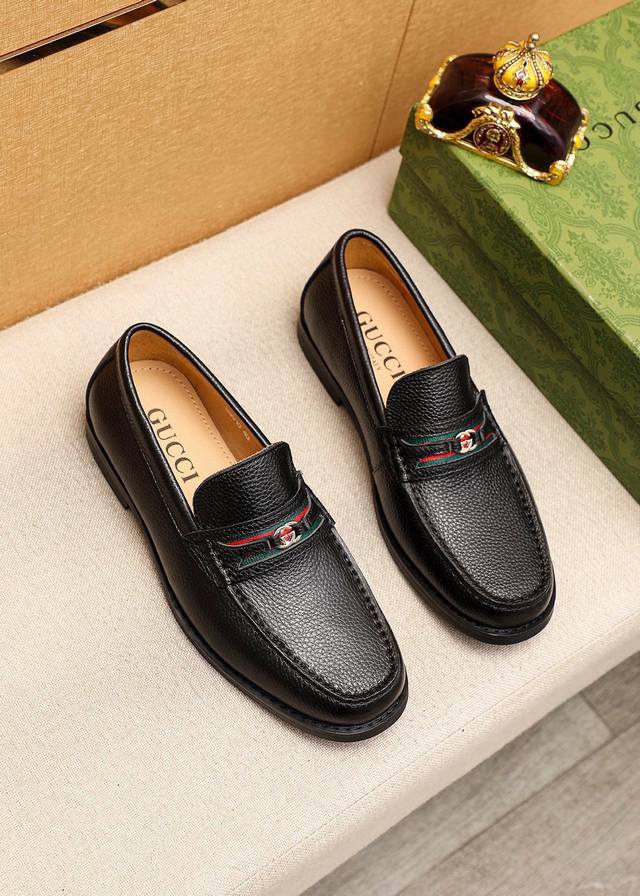 Product Trademark: Gucci Casual Leather Shoes True Sizes: 38-44, 45 (Custom Mad