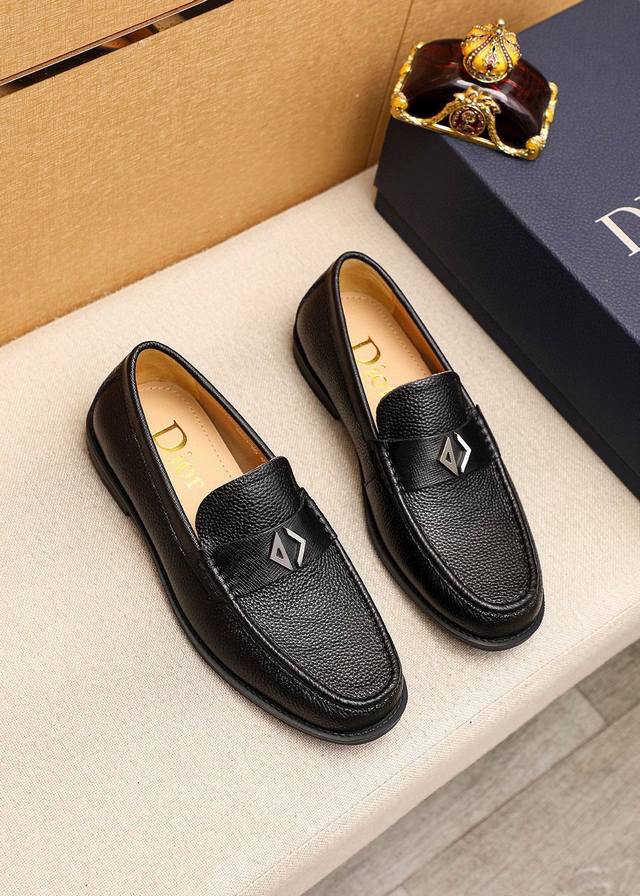 Product Trademark: Dior Casual Leather Shoes True Sizes: 38-44, 45 (Made to Ord