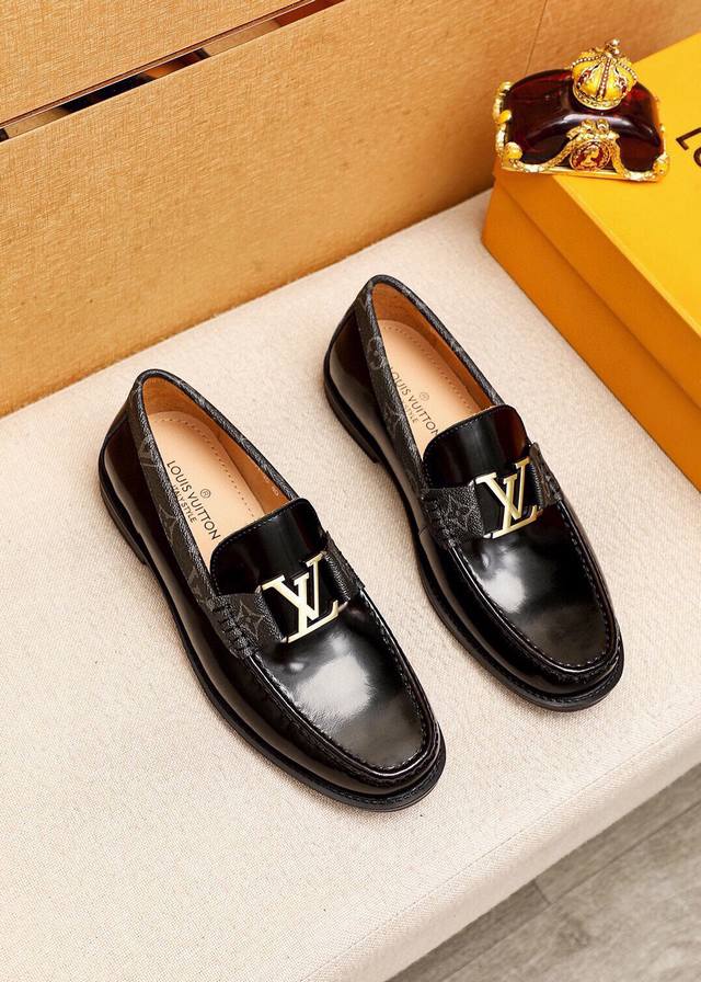Product Trademark: Louis Vuitton Casual Leather Shoes True Sizes: 38-44, 45 (Cu