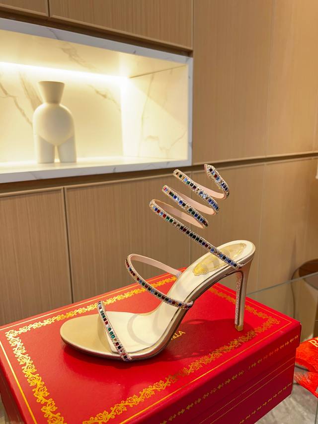 Rene Caovilla Rc high-end version spring/summer's hottest collection, a glamorou