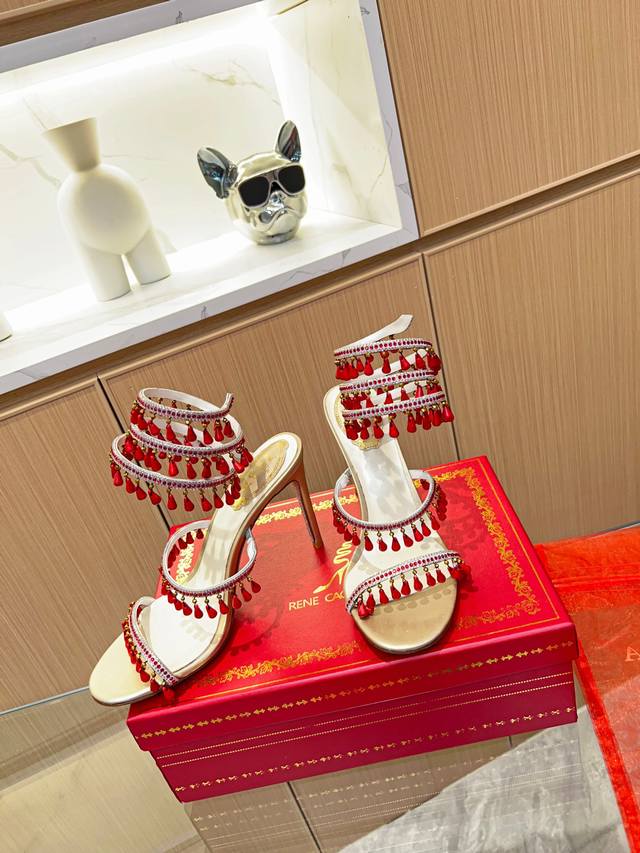 Rene Caovilla Rc high-end version spring/summer's hottest collection, a glamorou