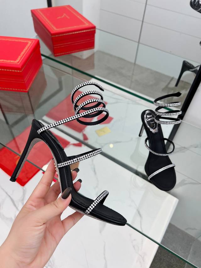 Rene Caovilla's (Rc) snake-inspired, wildly popular fairy sandal series