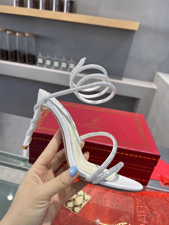 RCS Heavy-Duty Rc Snake-Shaped Popular Cleo Series, Crystal Wrapped Anklet High-