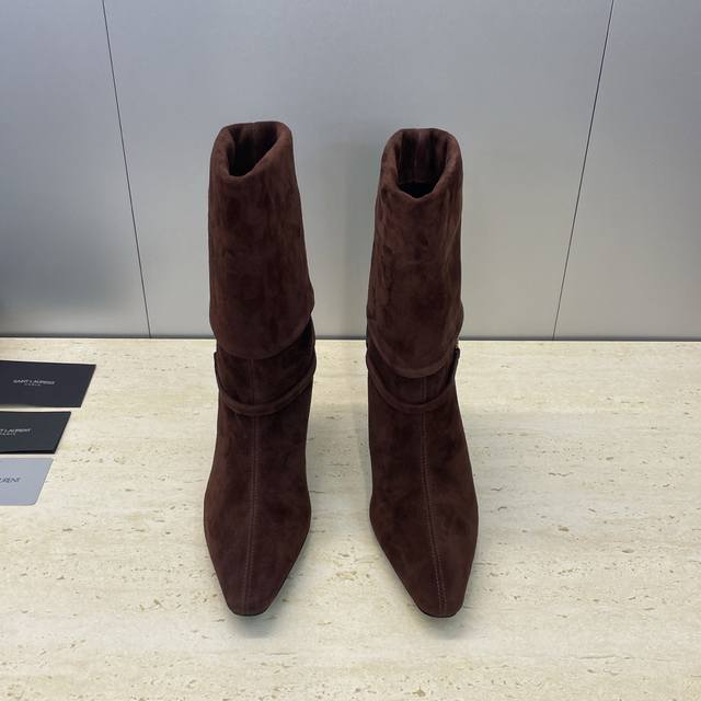Factory direct price Saint Laurent 2025 Fall/Winter New Women's Martin Boots YSL