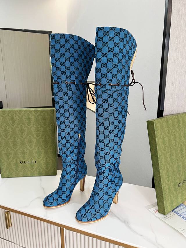 2025 Gucci Newest Style Heel height 8.5cm, boot shaft height 60cm, boot opening 2025 Gucci Newest Style Heel height 8.5cm, boot shaft height 60cm, boot opening