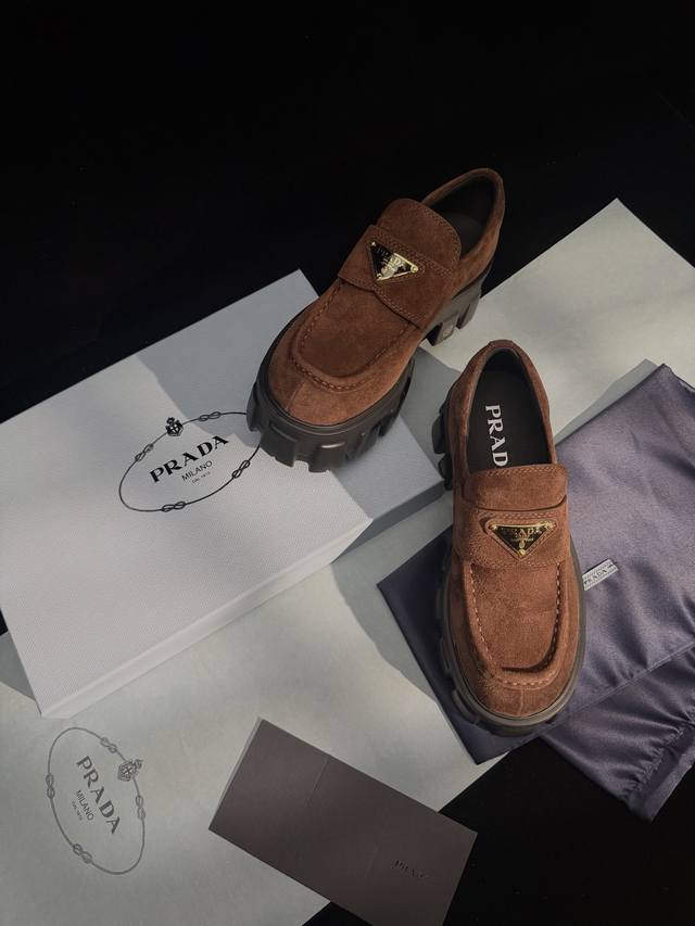 New Platform Loafers New style loafers with 5.5cm heel! Made with more textured