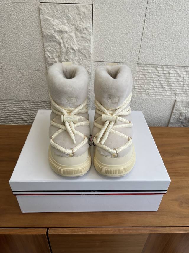 Top Version: Moncler 2025 Fall/Winter New Moncler Altive Mid Snow Boots The Monc