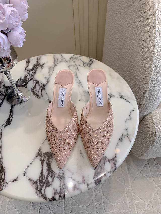 Factory Price p Jimmy Cho* New High-Heeled Sandals with a unique hollow design