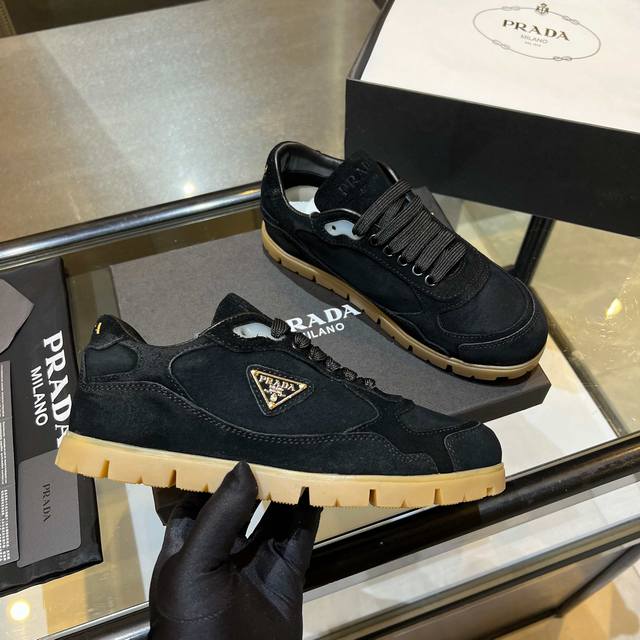 New Genuine Leather Flat Triangle Casual Driving Shoes, Sports Running Shoes, S