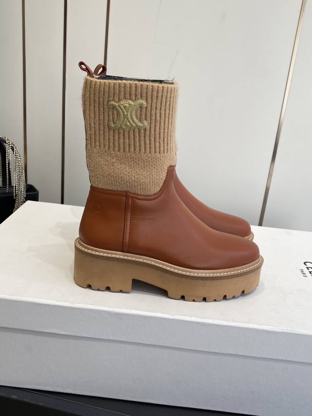 Celine's new autumn/winter knit ankle boots, Lisa's super popular retro Arc de