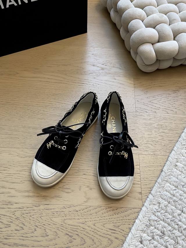 Chanel 26C New Casual Shoes Top-Tier Version! Early Release Suede Upper, Sheepsk