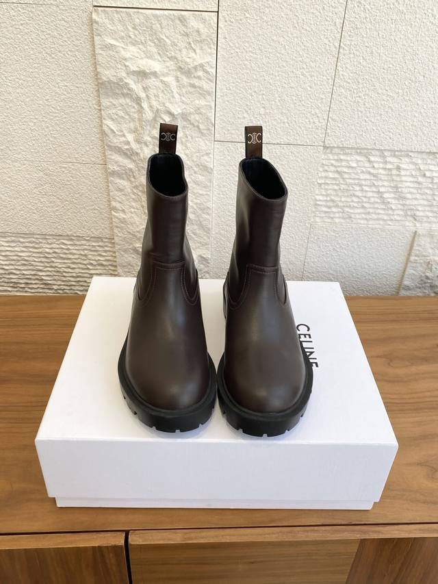 Top Version: Ankle Boots & High Boots Celine 2025 Autumn/Winter New Arrival Triu