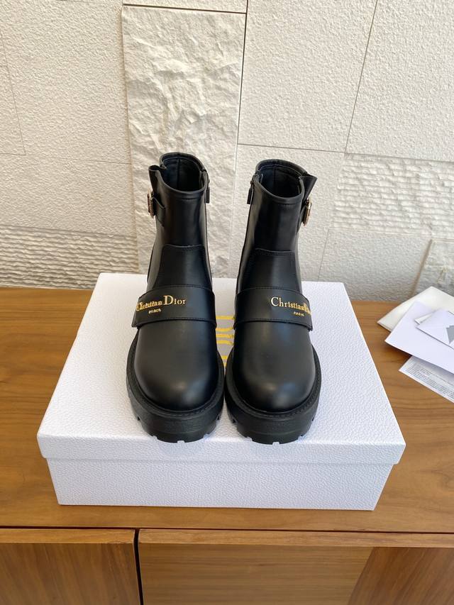 Top-tier version: Leather and wool lining Dior 25Ss Fall/Winter New D-Scots Seri