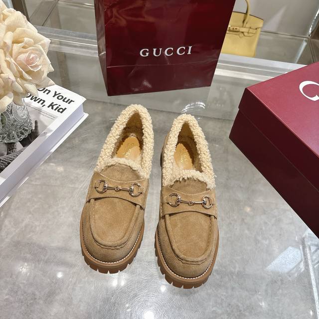 Factory Price (pp): New Winter Women's Horsebit Loafers with Wool Lining Exquis