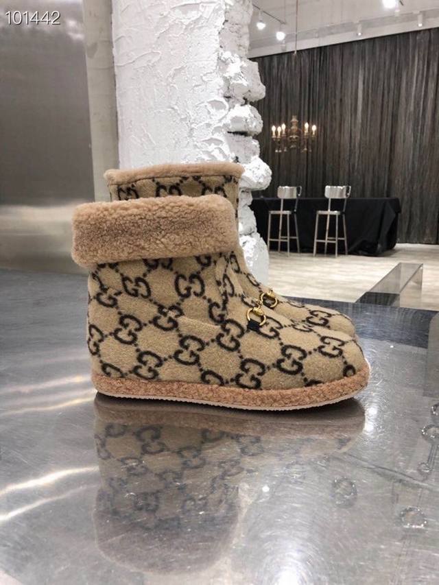Factory Price (pp): Gucci official website new women's autumn/winter wool boots