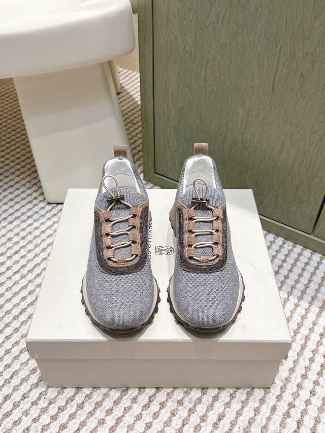 Retail-grade Brunellocucinell *25S Early Autumn New Gentle Retro Style Knitted C