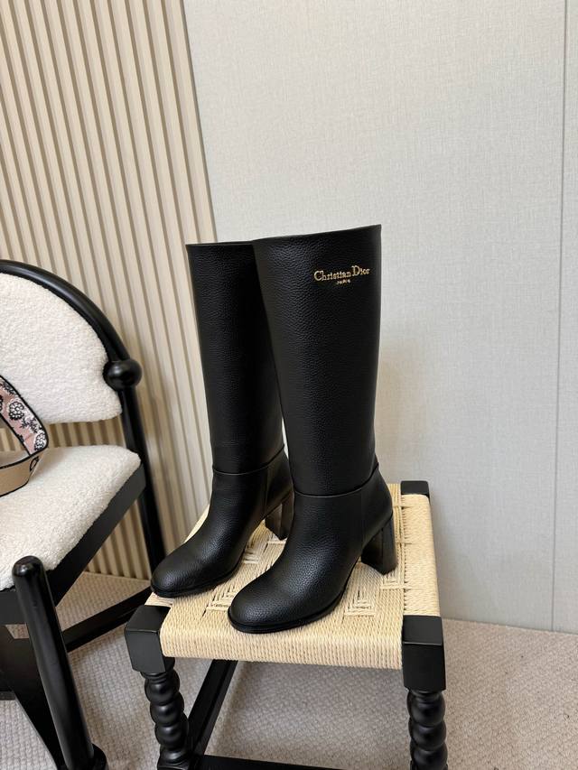 Factory Price PP Leather Sole Rubber 550 Dior Empreinte Heeled Ankle Boots - A