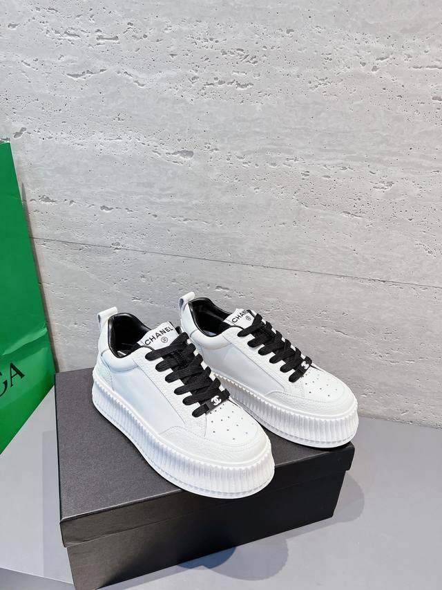 Chanel Panda Platform Sneakers, Panda Biscuit Shoes Chanel Ss Hottest Panda Shoe