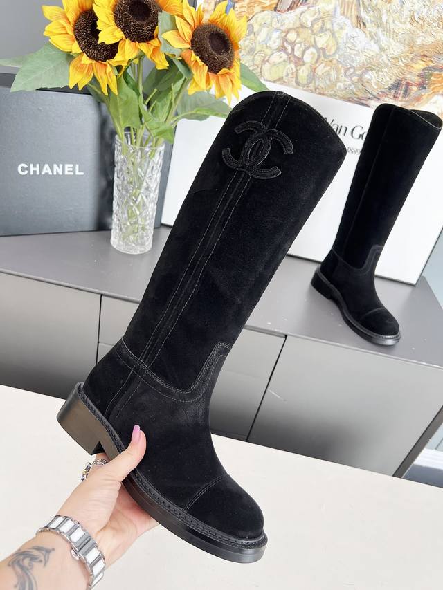 Chanel * Autumn/Winter New Arrivals These letter riding boots are truly a symbol