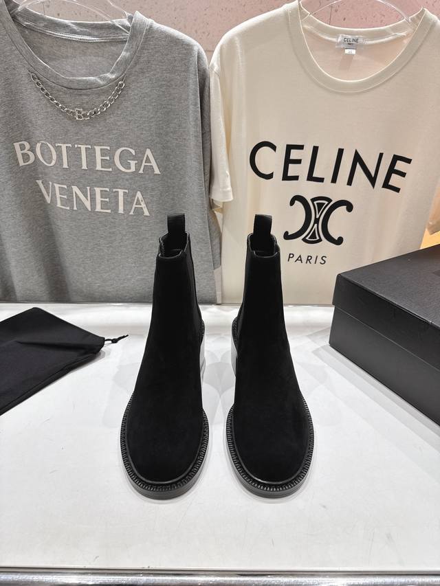 Saint Laurent YSL 25Ss Hot Selling Flat Brogue Chelsea Ankle Boots Loafers, New