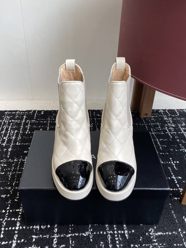 Retail Item Chanel 25Ss Fall/Winter Chunky Heel Platform Ankle Boots The very po