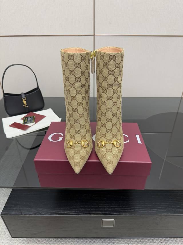 Factory Price p Fabric Boots Gucci Classic Bestselling Autumn/Winter Pointed To