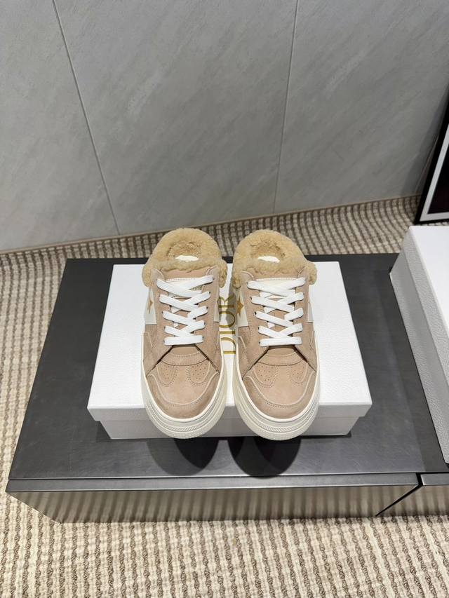 Factory: Exclusive Top-Tier Version with Thick Sole and Fleece Lining D*Ior 202