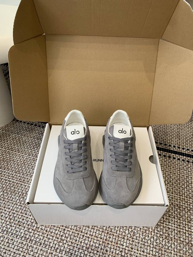 Alo Autumn/Winter New Thick-Soled Casual Sports Running Yoga Shoes Couple Style