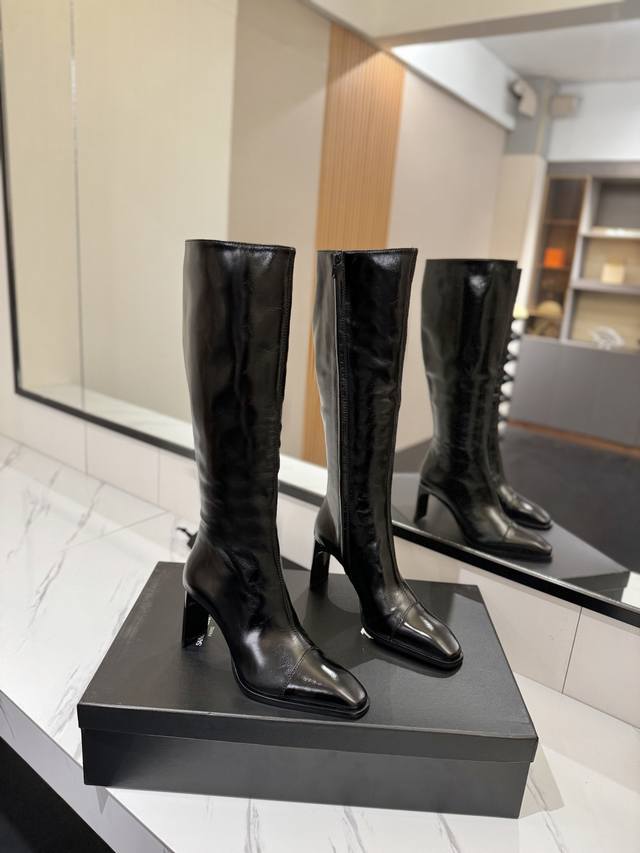 Factory Price: New YSL 2025 Side Zipper Slip-On Boots Perfect Details Delicate S