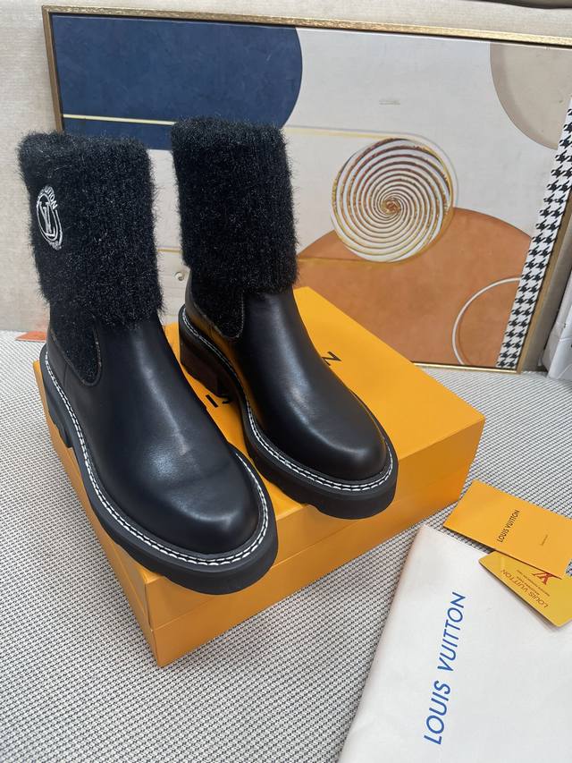 High-quality Louis Vuitton Martin ankle boots, a runway highlight and the lates