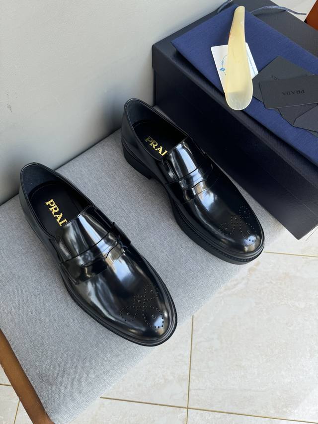 Hot Item Recommendation: Prada Top-Quality Shoes, Imported Color-Brushed Upper,