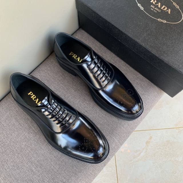 Hot Item Recommendation: Prada Top-Quality Shoes, Imported Color-Brushed Upper,