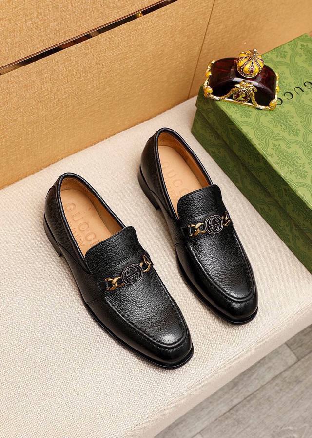 Product Trademark: Gucci Casual Leather Shoes True Sizes: 38-44, 45, 46, 47 (Cu