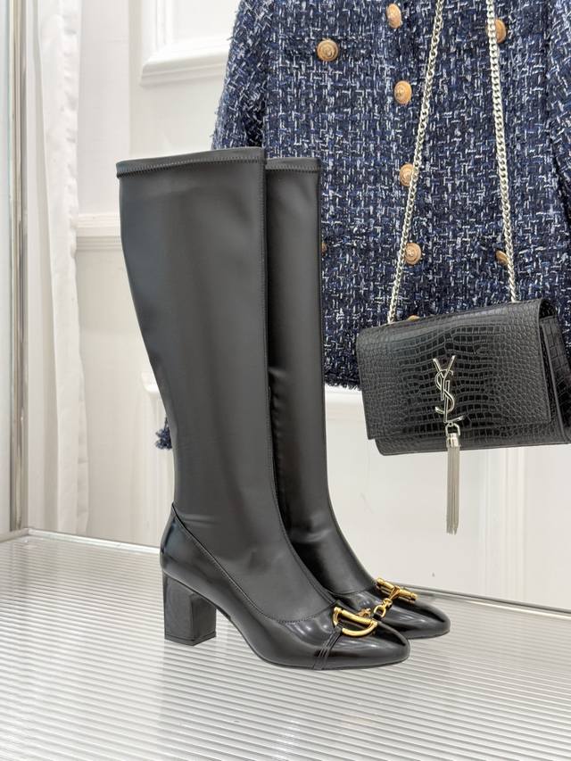 Factory Price Gucci 25Wf New Horsebit Chunky Heel Boots Reimagining Winter Ankle