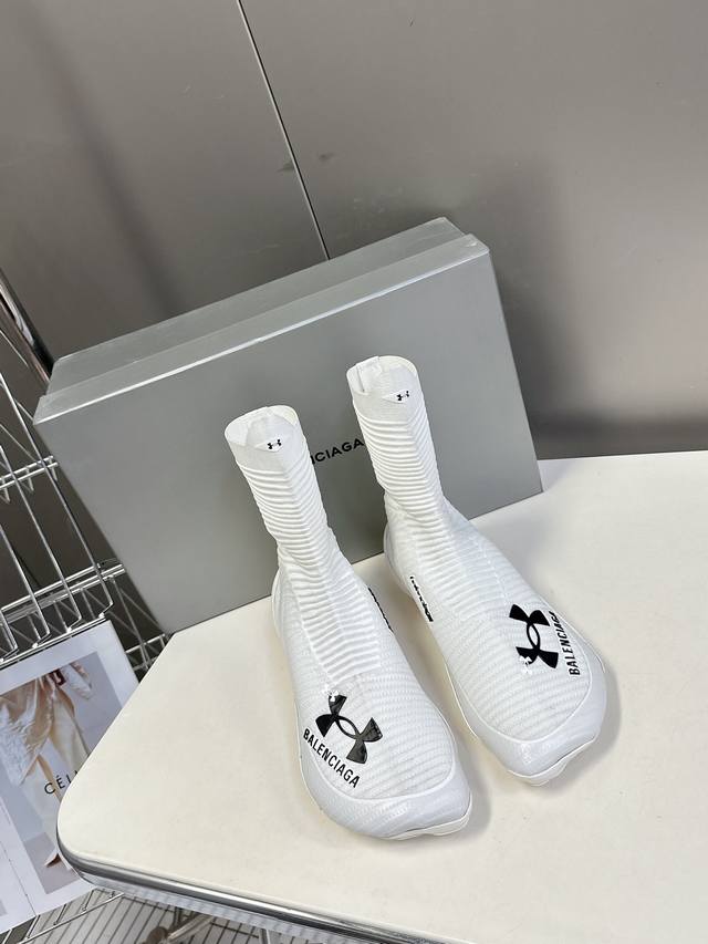 Balenciaga Spring/Summer Runway Collection Under Armour Collaboration Couple So