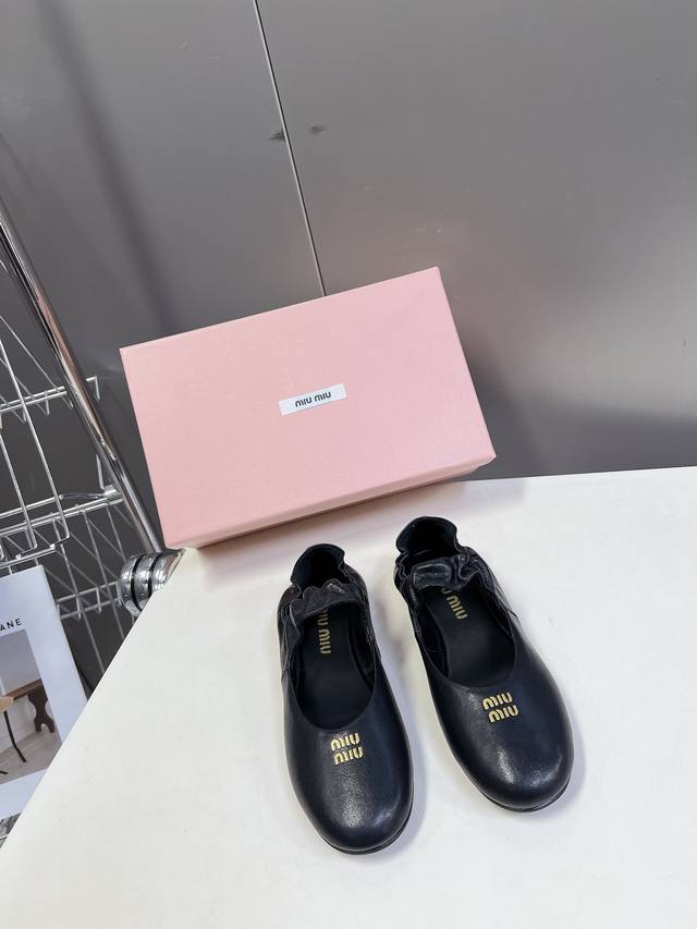 Miu Miu 25Ss Spring/Summer New Ballet Flats. Miu Miu blends the graceful spirit