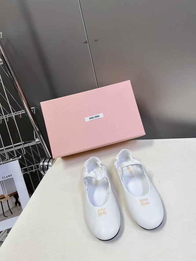 Miu Miu 25Ss Spring/Summer New Ballet Flats. Miu Miu blends the graceful spirit